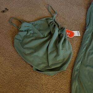 Cider Green Pantsuit